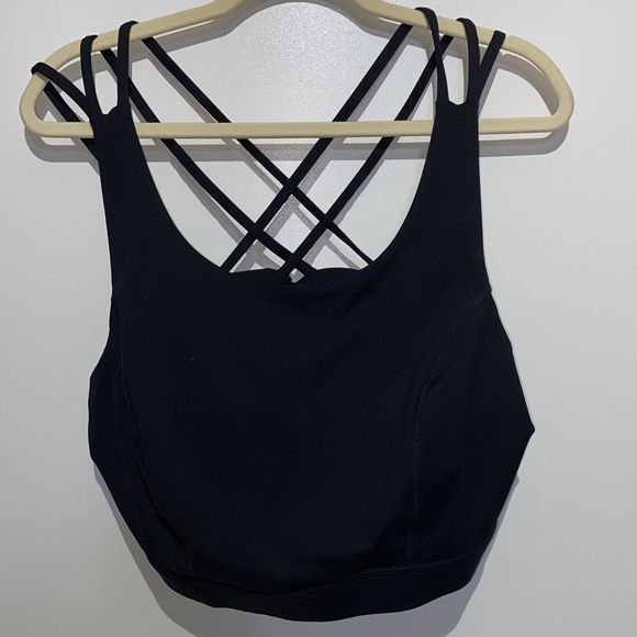 torrid Other - Torrid Women's Black Cross Strap Active Sports Bra Size 2